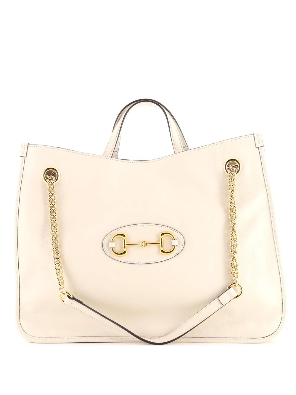 Gucci Horsebit Chain Tote Leather Large #320509G17B